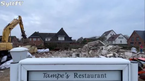 Tampes Restaurant Abriss Wenningstedt Nochkleiner