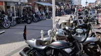 Harley-Treffen mit Livemusik auf der Westerländer Promenade